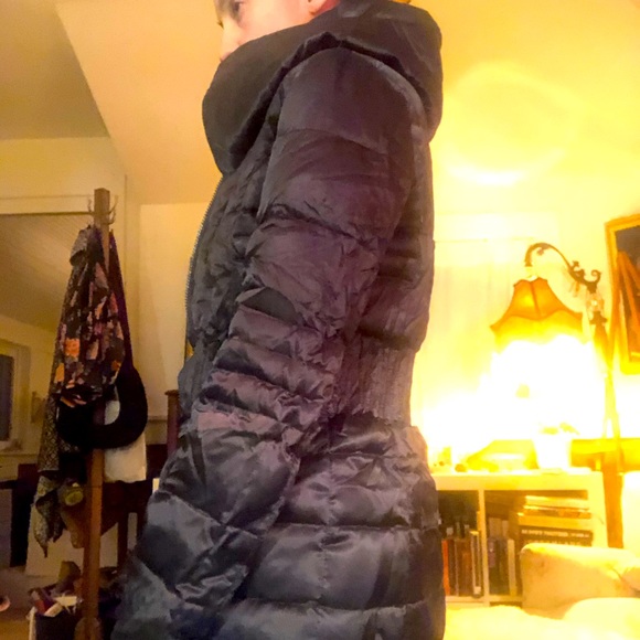 Black Laundry by Shelli Segal puffer jacket - Picture 3 of 12